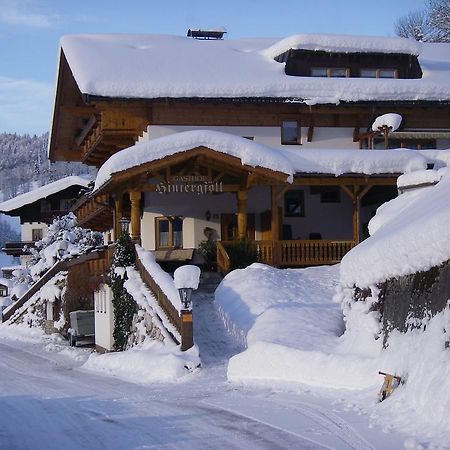 Berggasthof Hintergfoell Unken Esterno foto
