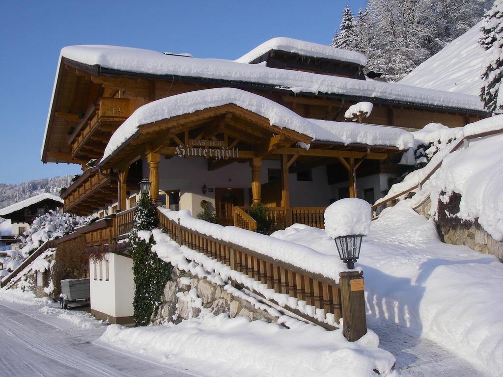 Berggasthof Hintergfoell Unken Esterno foto