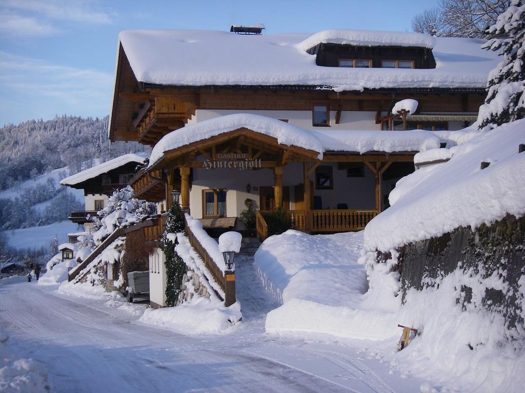 Berggasthof Hintergfoell Unken Esterno foto